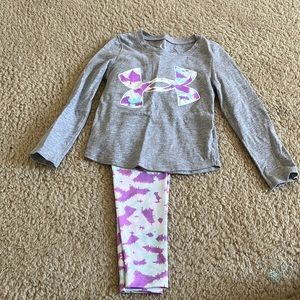 BRAND NEW toddler girl Under Armour set